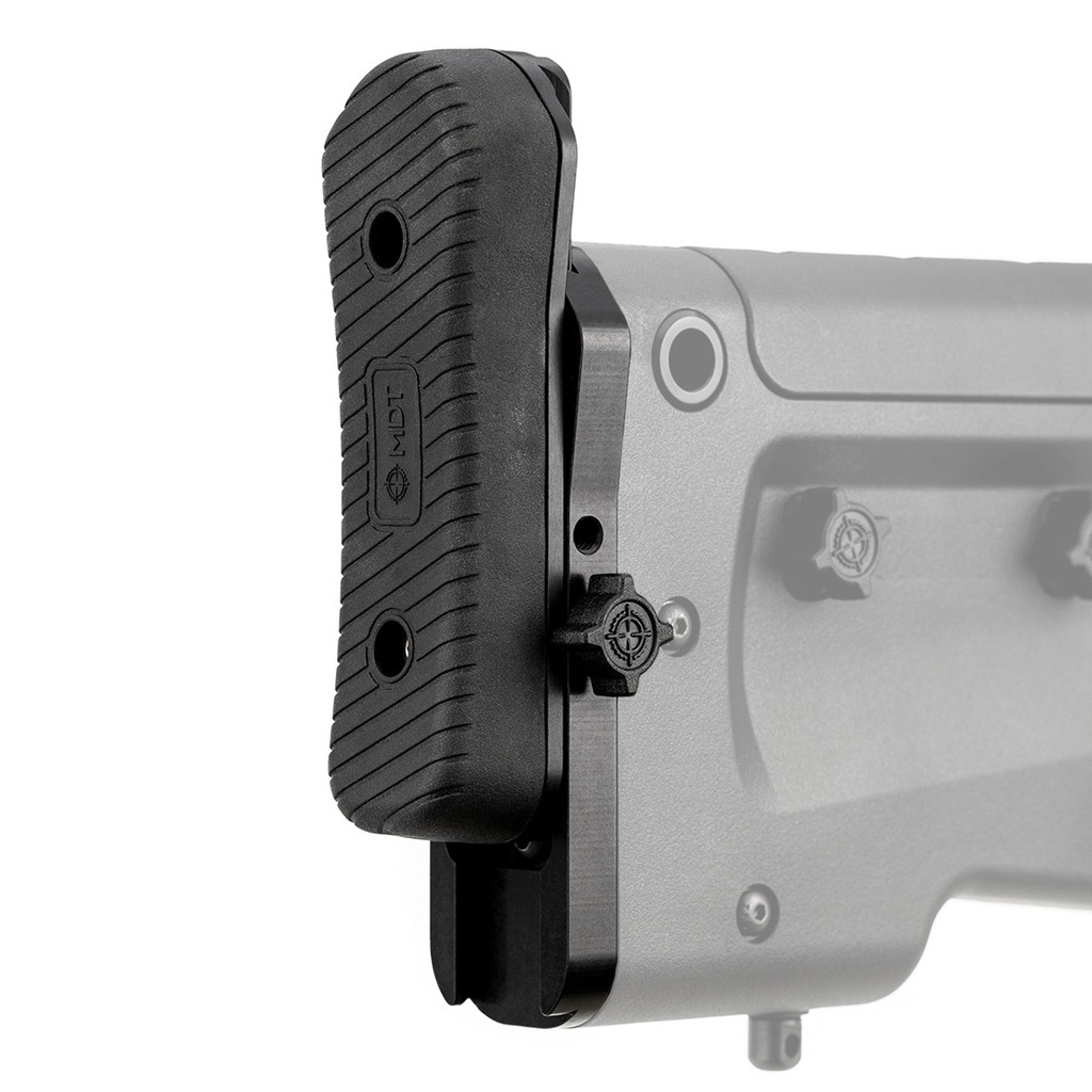 MDT Chassis Accessories Vertical Buttpad Adjustment Base 107097-BLK