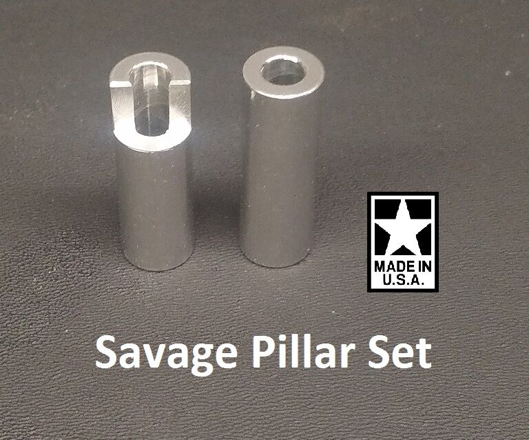 Savage 10/12 110/112 SlimLine Aluminum Pillar Set DIY Stock Pillar Bedding