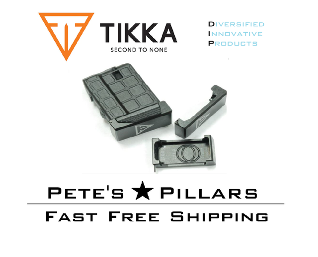 DIP DIProducts Sako Tikka T1X Aluminum Magazine Base Plate Replacement TIK-17003