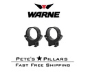 Warne Maxima .22 Rimfire High Scope Rings 30mm Matte 11mm 3/8 Dovetail 732M