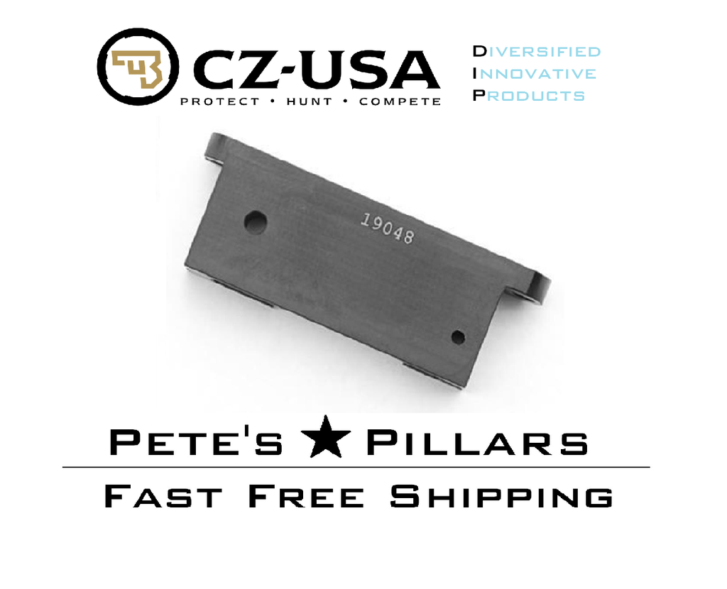 DIP CZ 455 457 Aluminum Magazine Mag Well & Release Bumpy Combo CZ 19048