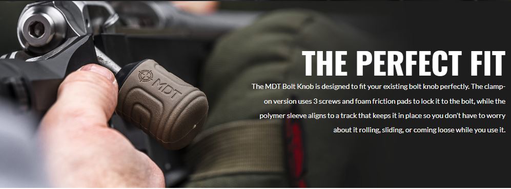 MDT Accessories - Bolt Knob - Clamp on - Remington 700 - FDE