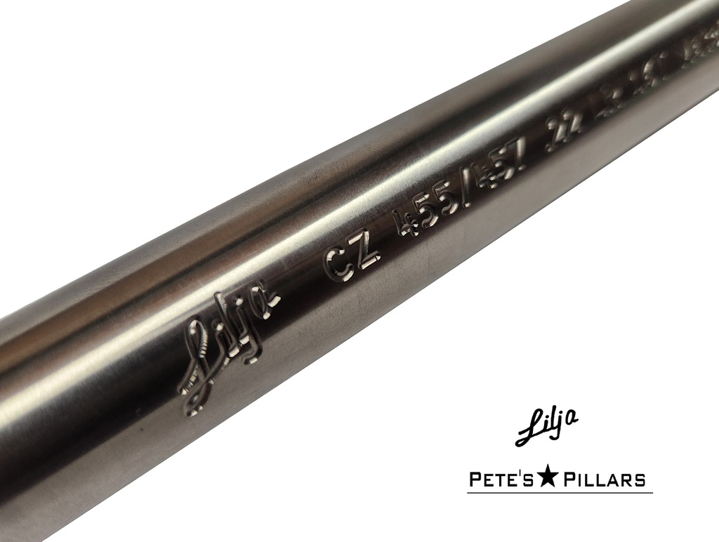 Lilja CZ 455 457 .900 Straight Taper Bull Barrel 23" 22LR 1:16 Match Rifle Stainless