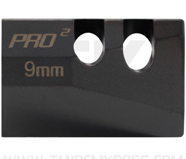 Game Changer PRO Squared Compensator for 9MM - Black