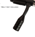 Pillar CZ 455 457 Slim Spiral Smooth Bolt Knob Billet Aluminum Black PP4TS