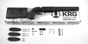 KRG Bravo Rimfire CZ 457 Adjustable Chassis Stock Black BRV-CZ7-BLK