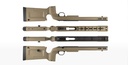 KRG Bravo Rimfire CZ 457 Adjustable Chassis Stock Black BRV-CZ7-BLK