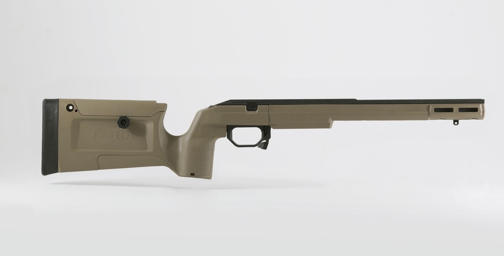 KRG Bravo Rimfire CZ 457 Adjustable Chassis Stock Black BRV-CZ7-BLK