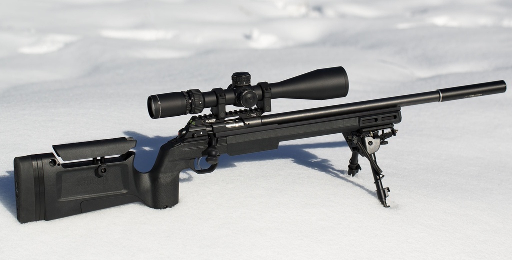 KRG Bravo Rimfire CZ 457 Adjustable Chassis Stock Black BRV-CZ7-BLK