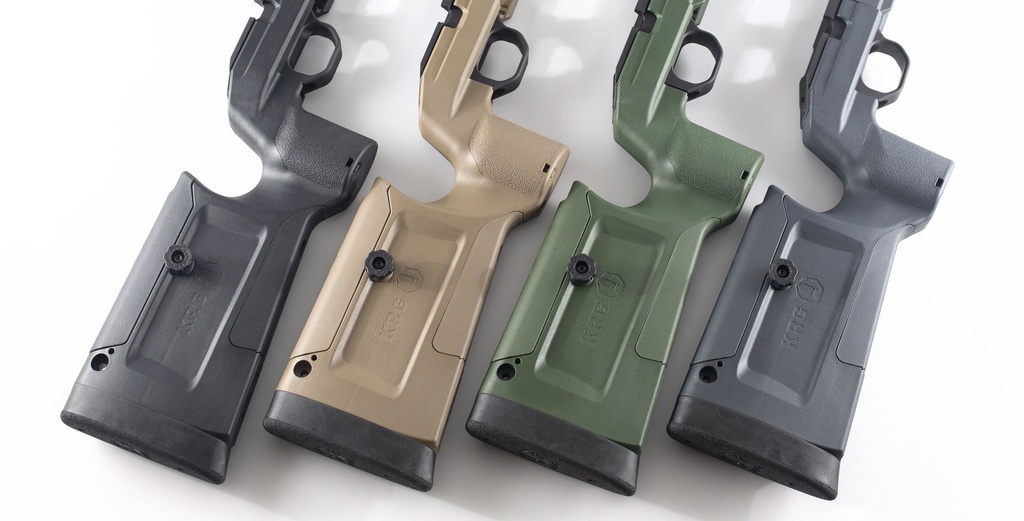 KRG Bravo Rimfire CZ 457 Adjustable Chassis Stock Black BRV-CZ7-BLK