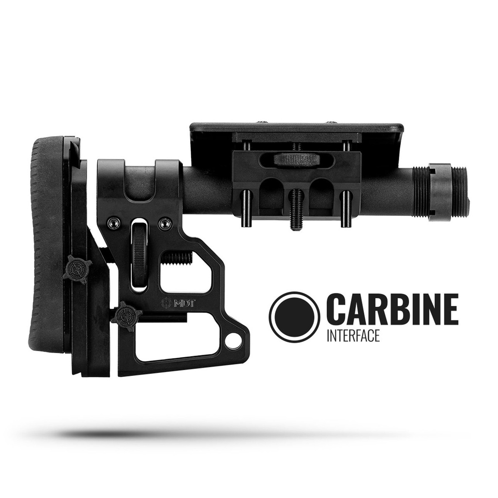 MDT Buttstock - Skeleton Carbine Stock - SCS - BLK