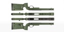 KRG Bravo Rimfire CZ 457 Adjustable Chassis Stock Black BRV-CZ7-GRN