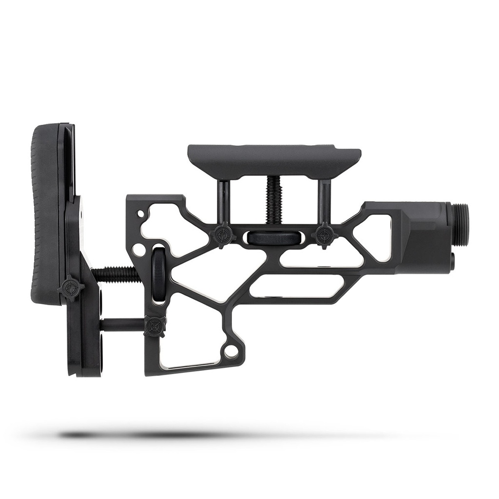 MDT Buttstock - Skeleton Rifle Stock - Fixed - SRS Short - BLK