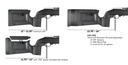 KRG Bravo Chassis Rimfire 10/22 Adjustable Chassis Stock Kidd FDE BRV-1022-FDE