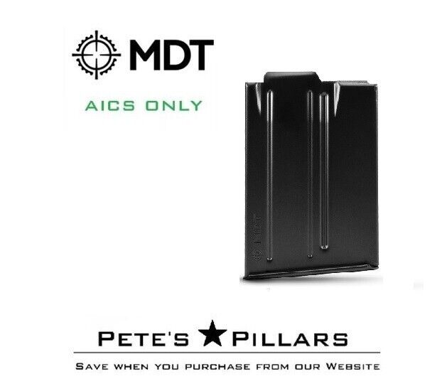 MDT Magazine - Metal - SA - .308 w/ Binder plate - 10 Round 102013-BLK