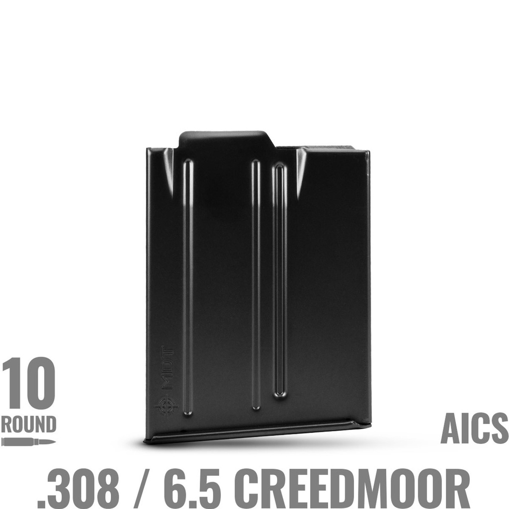 MDT Magazine AICS Metal SA .308 w/o Binder Plate 10RD 102917-BLK