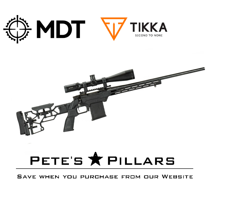 MDT Chassis - LSS-XL Gen2 - Tikka T3 T3X - Fixed 103359-BLK