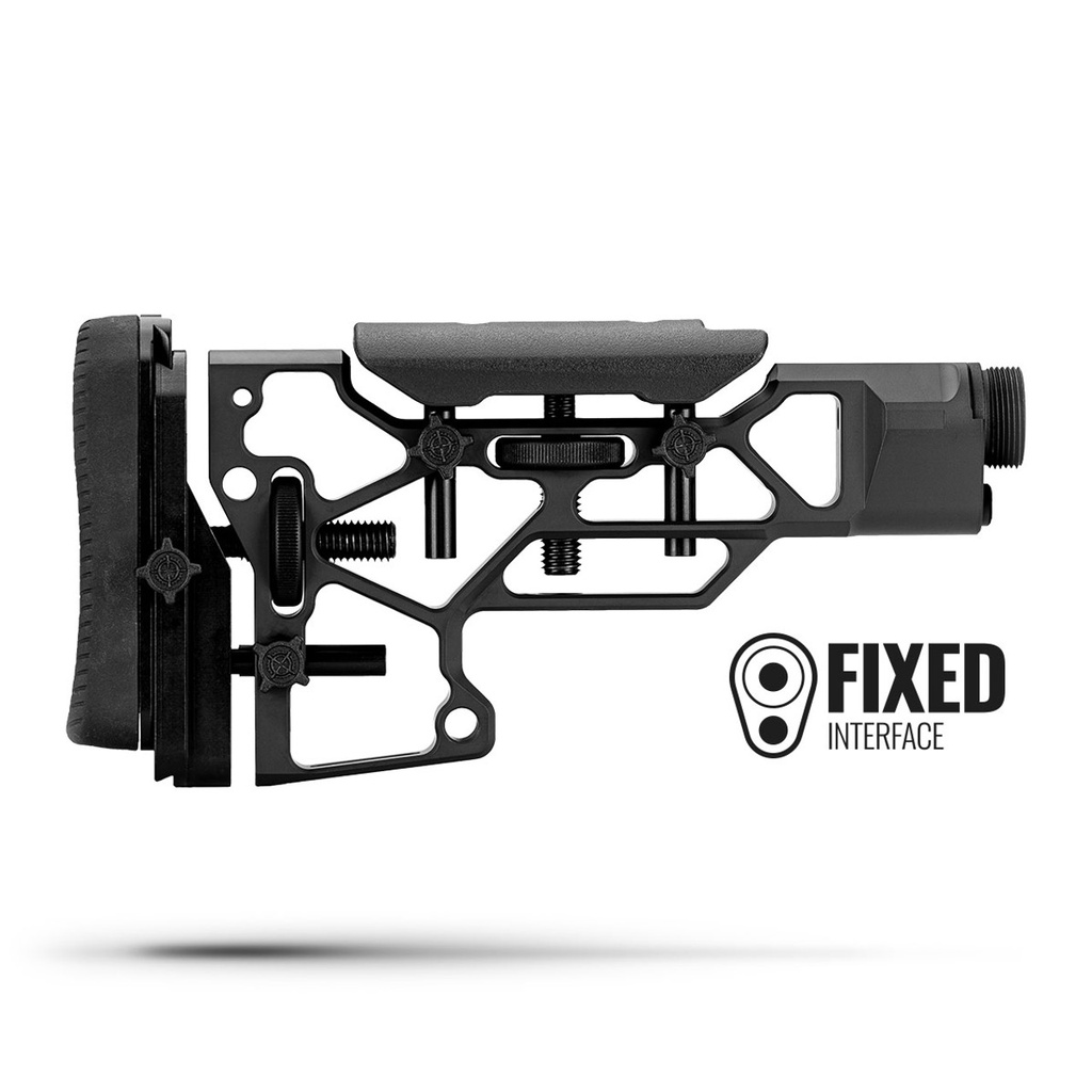 MDT Chassis Buttstock Skeleton Rifle Stock Fixed SRS Short 103440-BLK