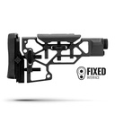 MDT Chassis Buttstock Skeleton Rifle Stock Fixed SRS Short 103440-BLK