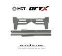 MDT Chassis Oryx Accessories - Side Panels Retail Gray 104222-GRY