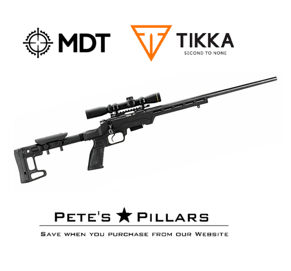 MDT Chassis - LSS Gen2 - Tikka T3 T3x - LA - RH 104283-BLK