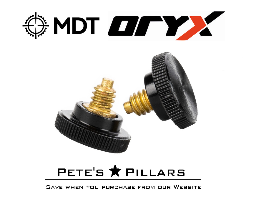 Mdt Chassis Oryx Accessories Cheek Riser Wheel Knobs Tool-less 2pk 105124-BLK