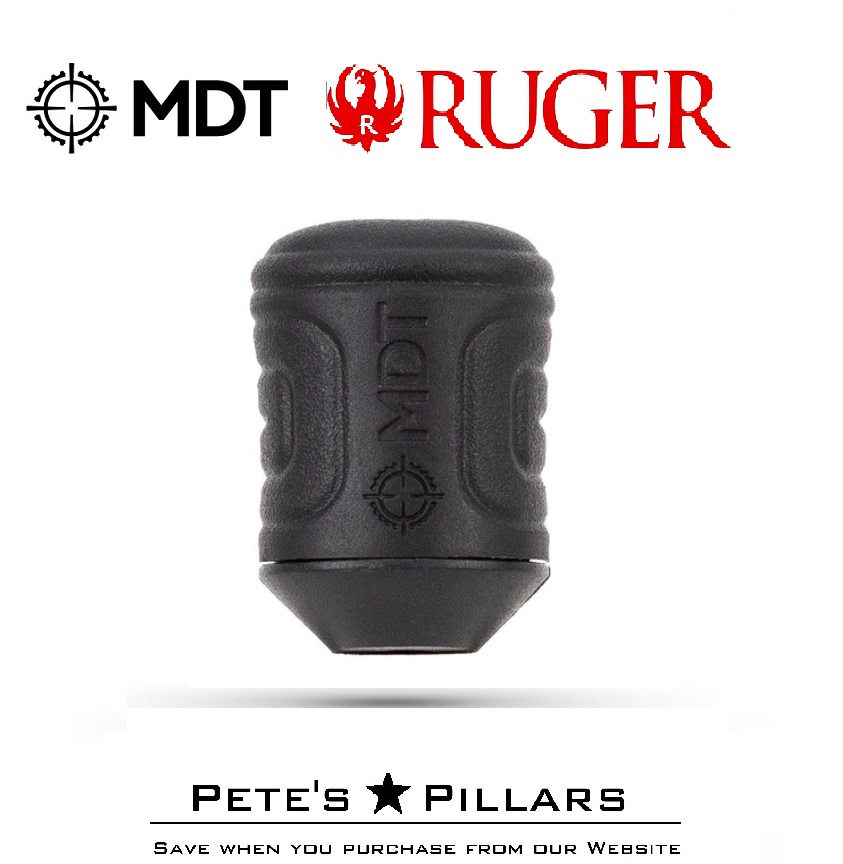 MDT Ruger American SA/LA Bolt Knob Clamp On Oversized Post 2019 Black 105337-BLK