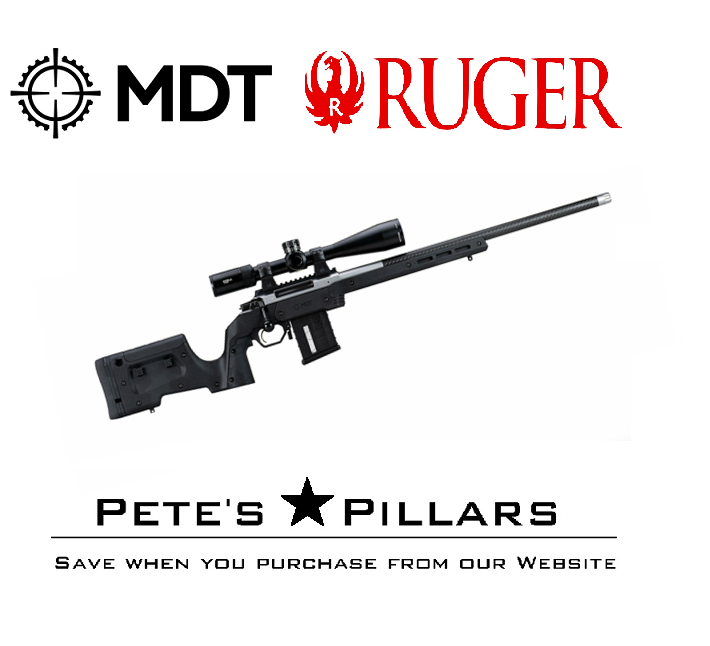 MDT Chassis XRS Ruger American SA Black 105345-BLK