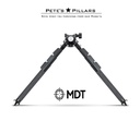 MDT Accessories - Bipod - Ckye Pod Gen2 - RRS BTC Mount - Triple Pull Legs - BLK