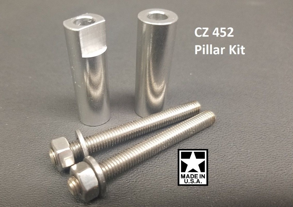 CZ 452 Aluminum Pillar Kit DIY Stock Pillar Bedding 
