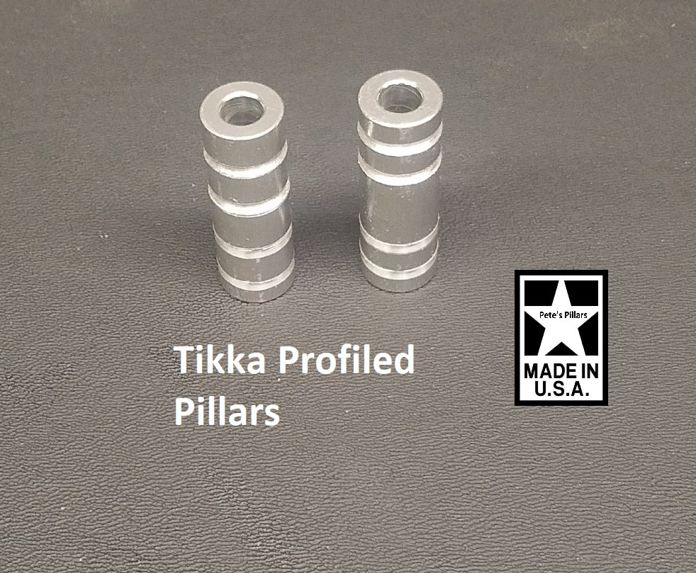 Tikka T1X Profiled Pillars DIY Stock Pillar Bedding Set
