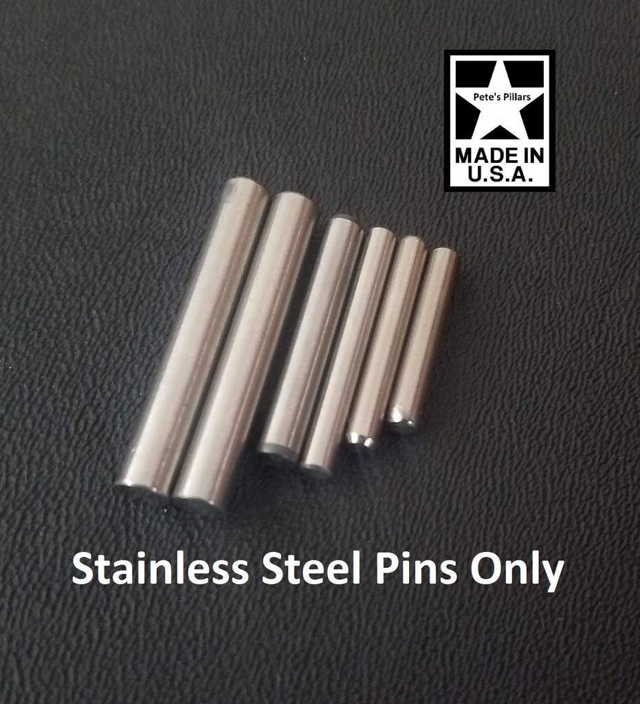 Ruger 10/22 DELUXE Stainless Steel Cross Drift Pin Kit B35, B21, B19, B5 Includes 6 Pins!