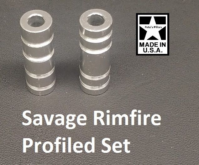 Savage 93, MkII, Mark 2, Mk2 Profiled Pillars Stock Pillar Bedding DIY Set 