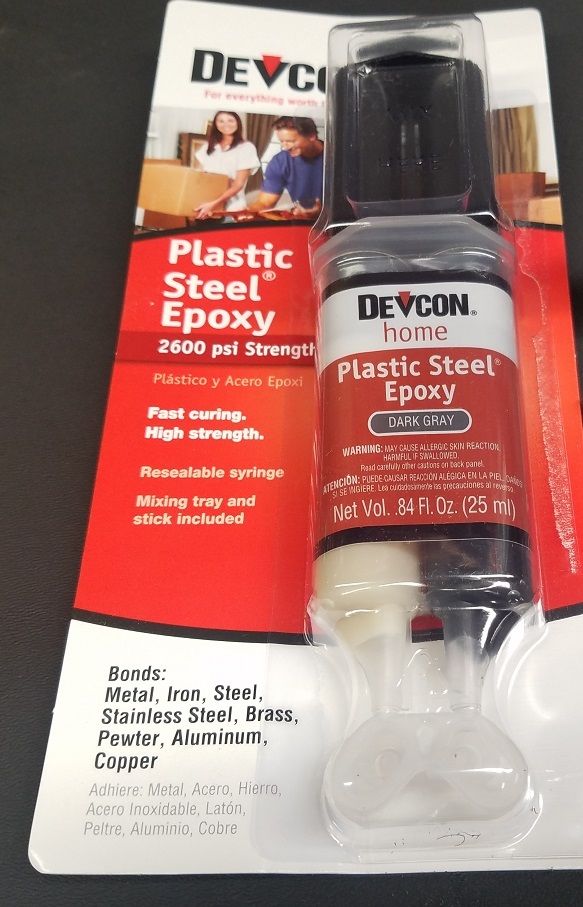 Devcon 62345 Plastic Steel Epoxy Pillar and Bedding Compound