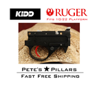 KIDD Ruger 10/22 Two Stage Trigger Unit Assembly Charger Takedown 1022 Black