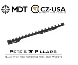 MDT CZ 457 Scope Base 20 MOA Picatinny Rail Clamp On Dovetail Adapter 104488-BLK