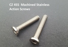 CZ 455 Upgraded STAINLESS STEEL Action Screws for Aftermarket Trigger Guards 