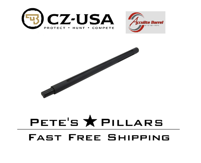 Acculite 20" CZ 455/457 22WMR 22 MAG Fluted Threaded Aluminum Sleeved Barrel .920