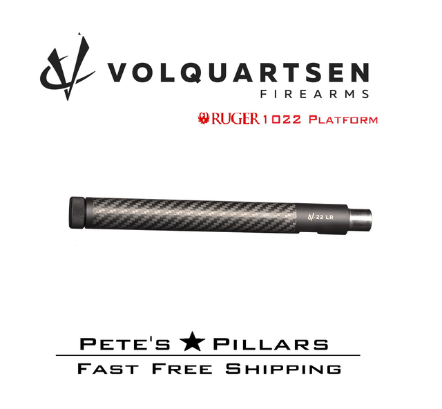 Volquartsen Ruger Charger 10/22 Barrel 1022 1/2 x 28 Carbon Fiber VF9-0001