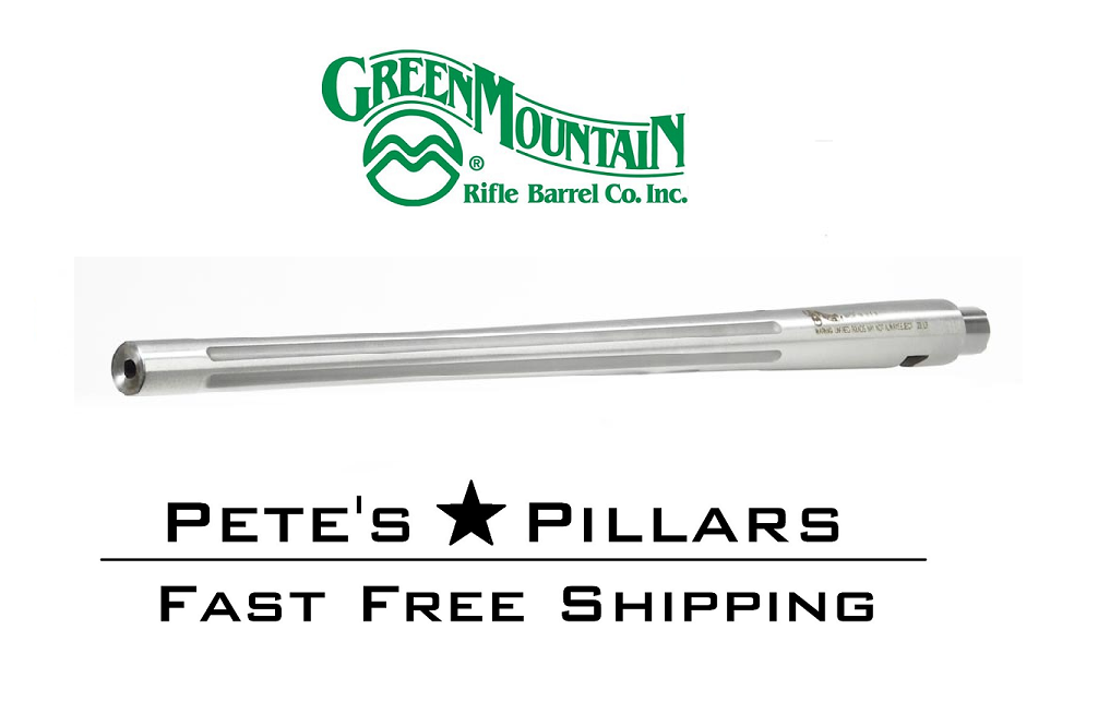 Green Mountain 901775 Ruger 10/22 16.5" 22LR 4140SS Fluted Sporter 1022 Barrel