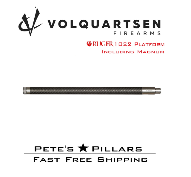 Volquartsen Ruger 10/22 UltraLite Barrel 16.5" 22LR BBL 1/2x28 Threaded VCULB-28
