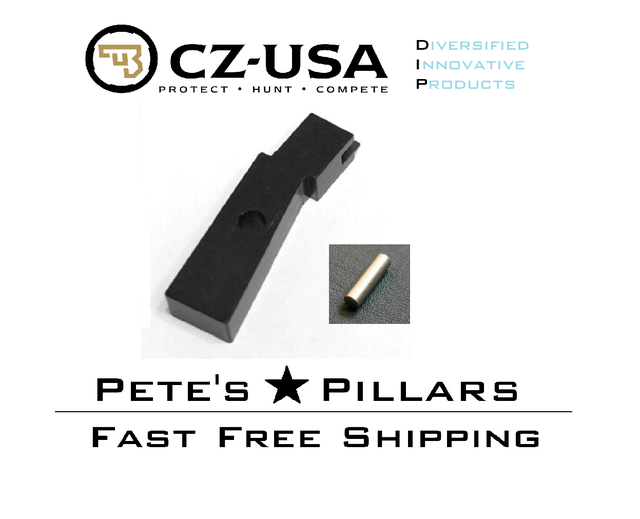 DIP DiProducts CZ 457 Aluminum Mag Well Block & Pete's Block Pin #12 #13 Combo