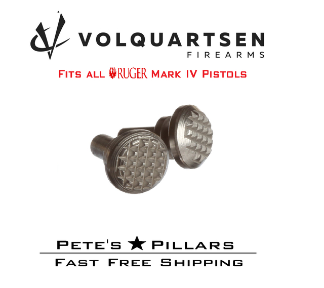 Volquartsen Ruger MK II III IV 22/45 Magazine Follower Button 2 Pk VC3FB2