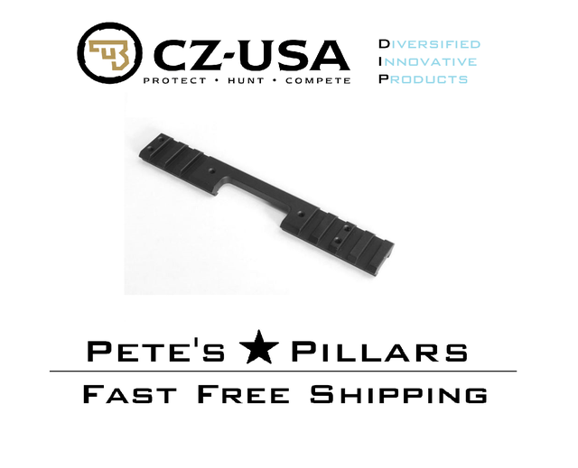 DIP DiProducts CZ 452 453 455 3/8 Dovetail Picatinny Ext Scope Mount CZ19019