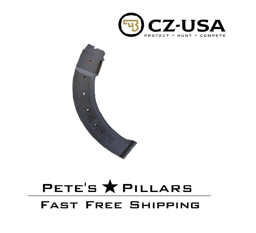 CZ USA Factory Magazine 457 512 455 452 22LR 25rd Poly 12020