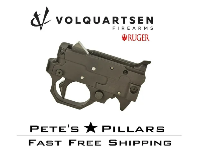 Volquartsen 1022 TG2000 Drop in Trigger Guard Assembly Ruger Charger 2lb Black VCTP-1-B-10