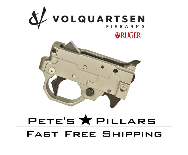 Volquartsen 1022 TG2000 Trigger Guard Assembly Ruger Charger 2lb - Silver