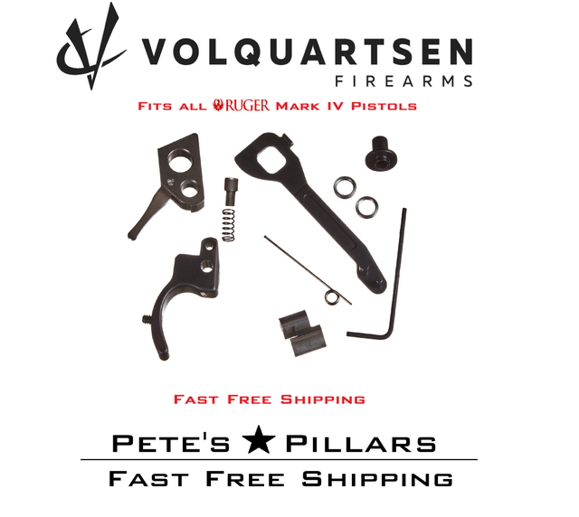 Volquartsen Ruger Mark IV, Mark 4 Accurizing Kit Black Trigger MKIV & 22/45 LITE VC4AK