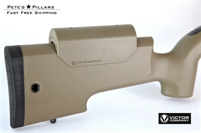 Victor Company TITAN Universal Rifle Stock Cheekrest Kit  FDE