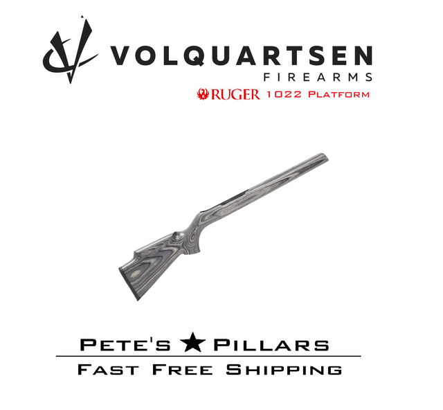Volquartsen Ruger 10/22 Laminated Rifle Stock Gray 1022, .920 Kidd VCLS-G-10